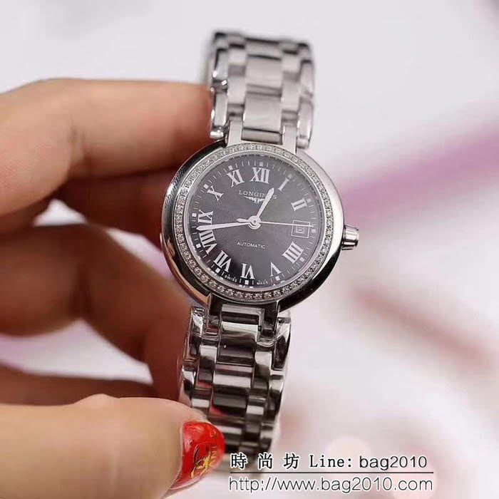 LONGINES浪琴 熱銷爆款 心月系列 女士機械腕表 WSS1293